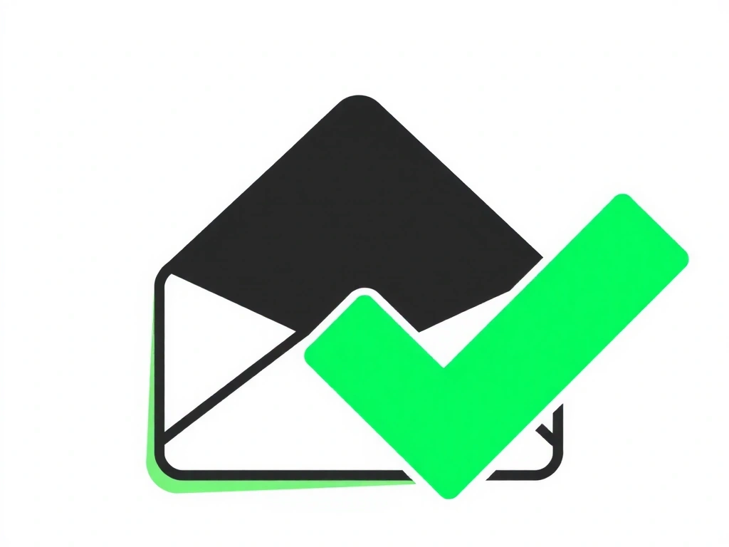 Icona di una busta da lettera con un segno di spunta, che simboleggia la conferma di una email